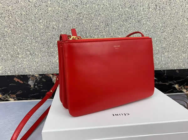 Replica Discount Celine Trio Red Messenger Bags Top Quality 165113